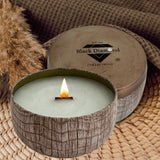 Wood Grain Candles