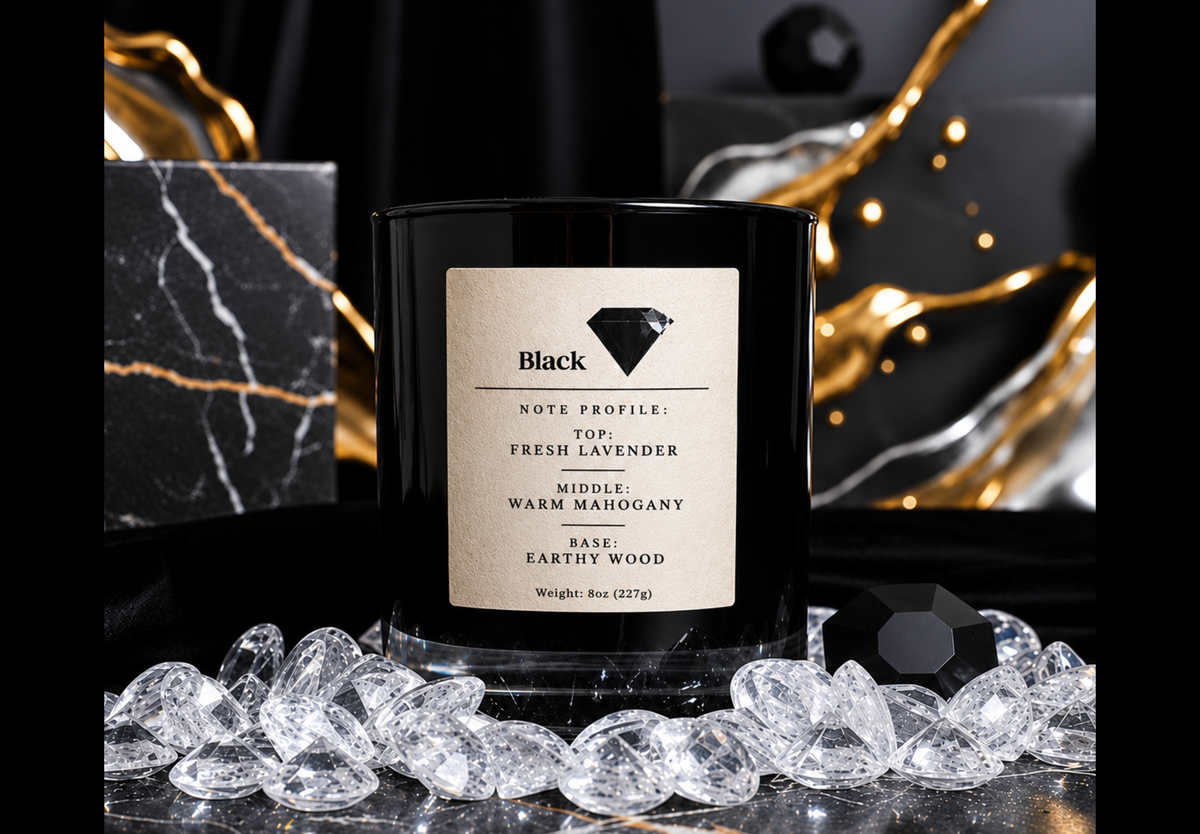 Black Diamond Candle