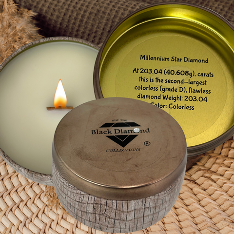 Millennium Star Diamond - Wood Grain Black Diamond Collection 7oz