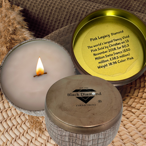 Pink Legacy Diamond - Wood Grain Black Diamond Collection 7oz