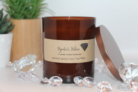 Symbolic Yellow Diamond - Amber Straight Black Diamond Collection 7oz