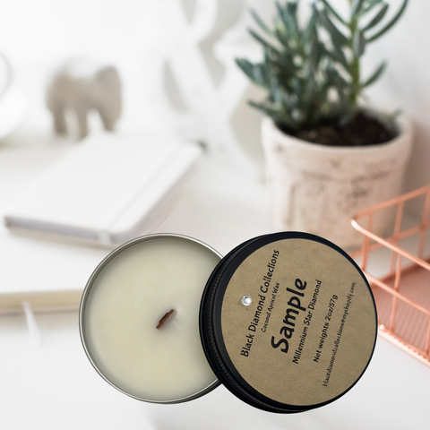 Millennium Star Diamond - Sample Tin Black Diamond Collection