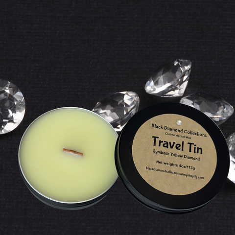 Symbolic Yellow Diamond - Travel Tin Black Diamond Collection 4oz
